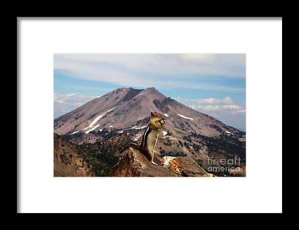 Lassen Volcanic National Park Framed Print featuring the photograph The Edge Of Glory by Adam Jewell