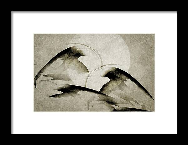 Abstract Framed Print featuring the digital art The Gifts of the Father by Jean Moore