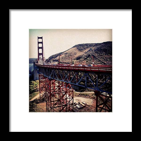 San Francisco Framed Print featuring the photograph The Golgen Gate by Luisa Azzolini