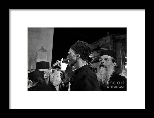Holy Framed Print featuring the photograph The look 03 by Arik Baltinester