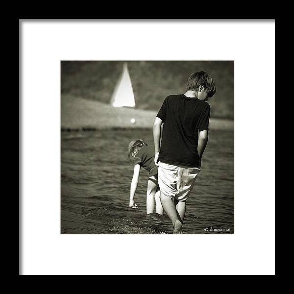 Bw_crew Framed Print featuring the photograph The Lure Of Water by Matthew Blum