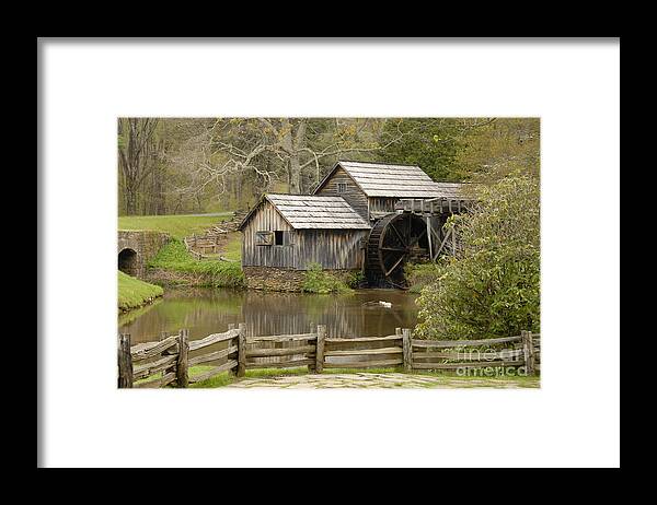 History Framed Print featuring the photograph The Old Grist Mill by Cindy Manero