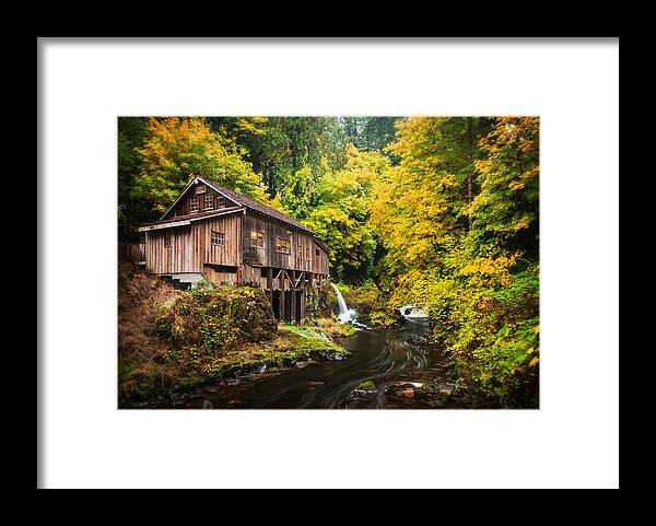 Mill Framed Print featuring the photograph The Old Mill by Brian Bonham