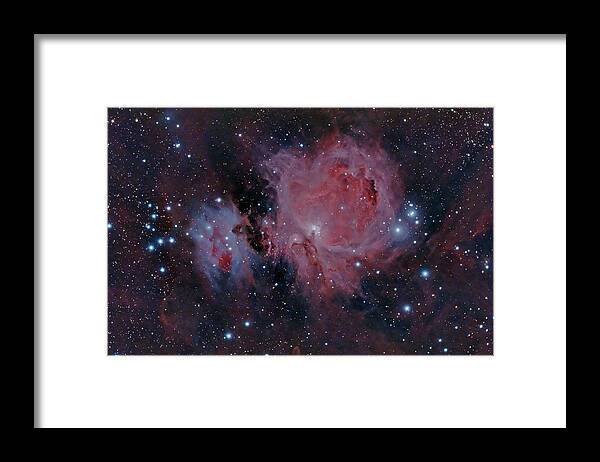 Space Framed Print featuring the photograph The Orion Nebula M42 by Dale J Martin