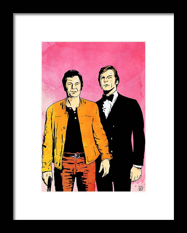 The Persuaders Framed Print featuring the drawing The Persuaders by Giuseppe Cristiano