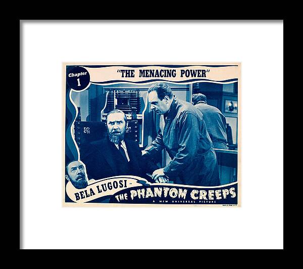 1930s Movies Framed Print featuring the photograph The Phantom Creeps, Chapter 1 The by Everett