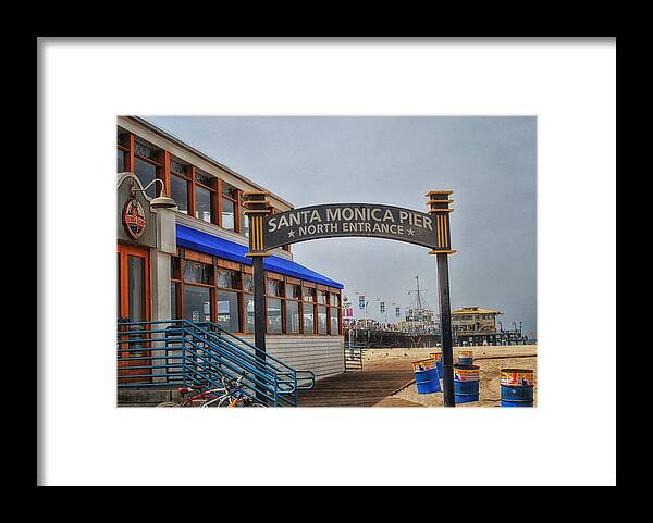 California Framed Print featuring the photograph The Pier by Tricia Marchlik