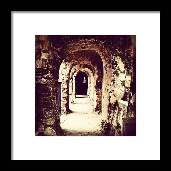 Summer Framed Print featuring the photograph The Remnants Of #castle Rising, Norfolk by Henry Wisdom