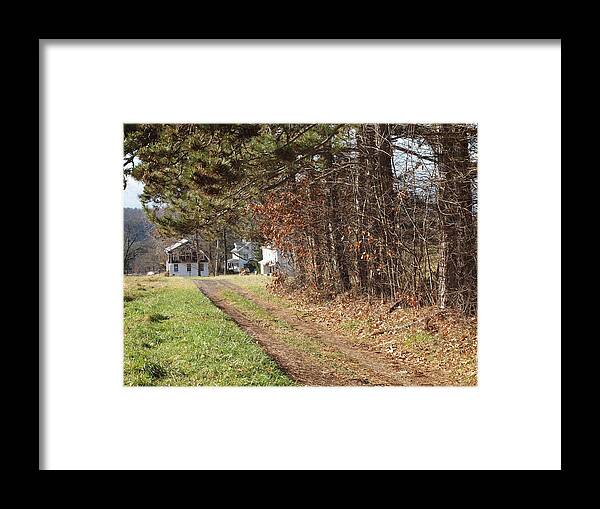 Farms Photographs Framed Print featuring the photograph The Road To Redemtion by Robert Margetts