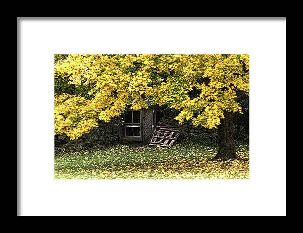Ajnphotography Framed Print featuring the photograph The Root Cellar by Alan Norsworthy