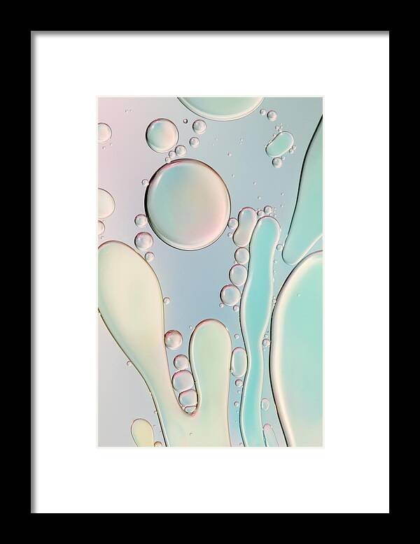 Oil Framed Print featuring the photograph The Sea Bed by Sharon Johnstone