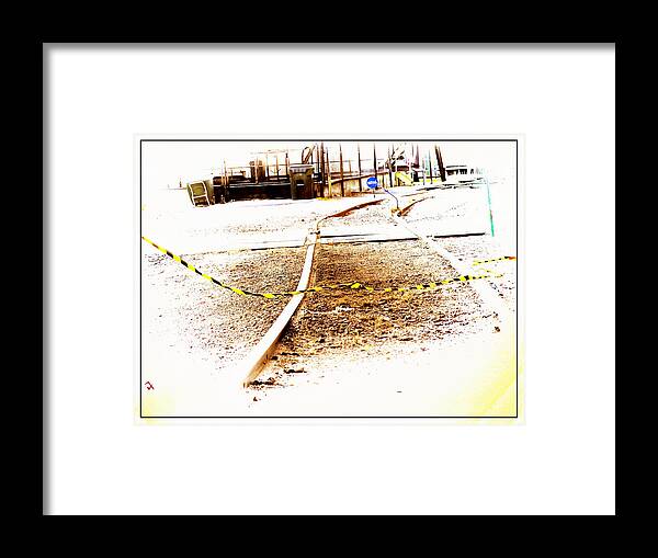 Railroad Framed Print featuring the photograph The Tracks by Adam Vance