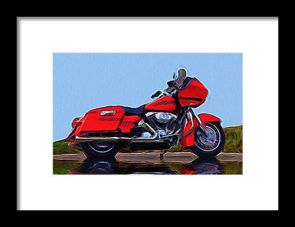 The Ultimate Ride Framed Print featuring the painting The Ultimate by Wayne Bonney
