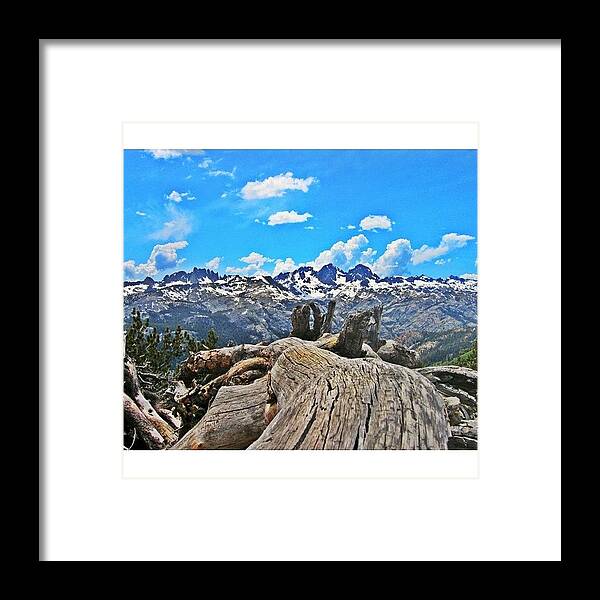 Mountain Framed Print featuring the photograph The View From Atop San Joaquin Ridge by Leo Huerta