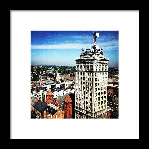 Lancaster Framed Print featuring the photograph The View From Our Marriott by Nish K.