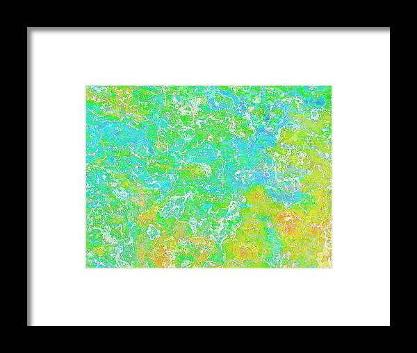 Abstract Framed Print featuring the digital art Thick Paint II by Debbie Portwood