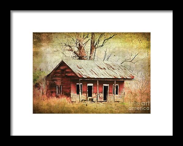 Old Framed Print featuring the photograph This Old House by Judi Bagwell