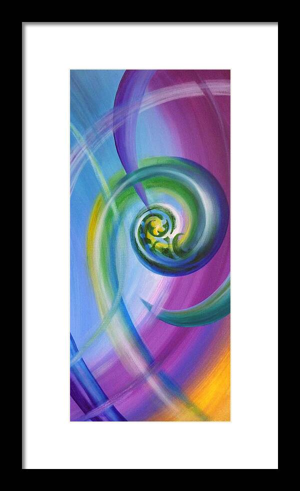 Reina Cottier Framed Print featuring the painting Thrive by Reina Cottier