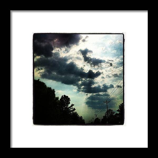 Instaprints Framed Print featuring the photograph Through My Eyes by SpYdR B
