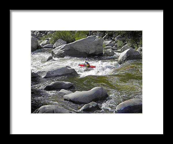 Extreme Sports Framed Print featuring the photograph Through the Chute by Frank Wilson