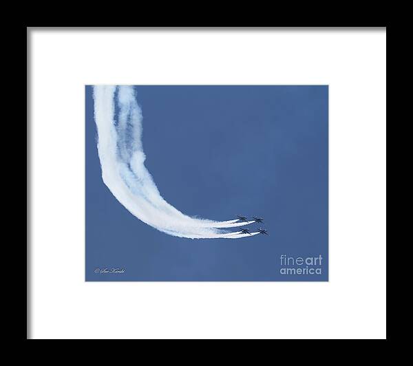 Airshow Framed Print featuring the photograph Tight Curve by Sue Karski