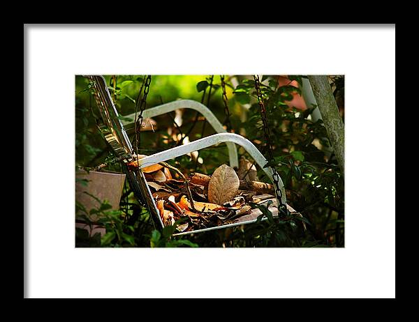 Time Framed Print featuring the photograph Time Fading Away by Ken Beatty