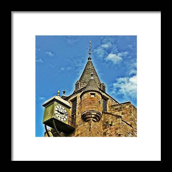 Edinburgh Framed Print featuring the photograph time Lives Forever. Featuring A by Reigun  Decena