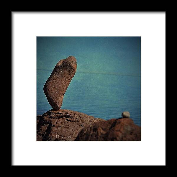 Yolo Framed Print featuring the photograph Tipping Point by Matthew Blum