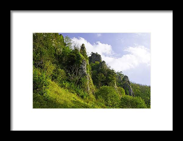 Dovedale Framed Print featuring the photograph Tissington Spires by Rod Johnson