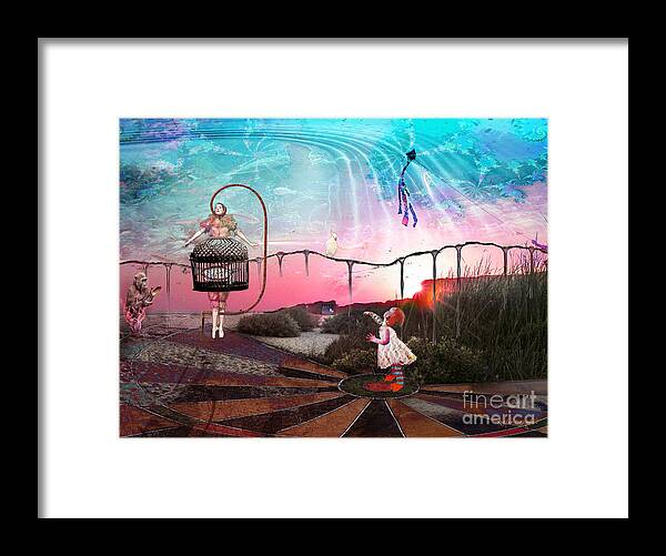 California Framed Print featuring the digital art Today is the Greatest Day of All by Rhonda Strickland