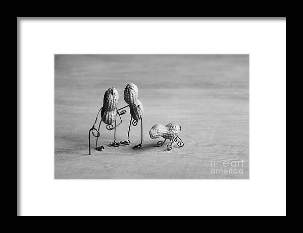 Peanut Framed Print featuring the photograph Together 01 by Nailia Schwarz