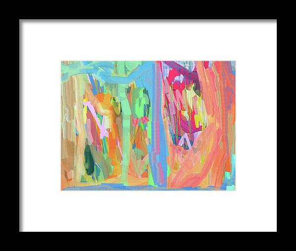 Unity Framed Print featuring the painting Together as One by Naomi Jacobs