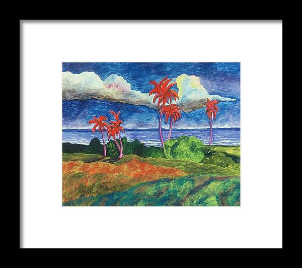  Framed Print featuring the painting Tones of home by Manny Chapa