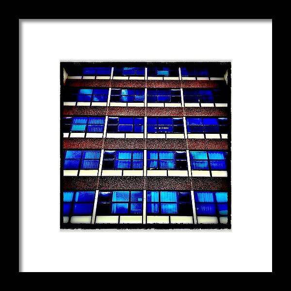 Addenbrookes Framed Print featuring the photograph Tower Block #tower #addenbrookes by Mark Thornton