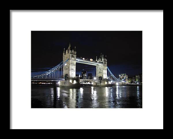 Tower Bridge Framed Print featuring the photograph Tower Bridge by Keith Stokes