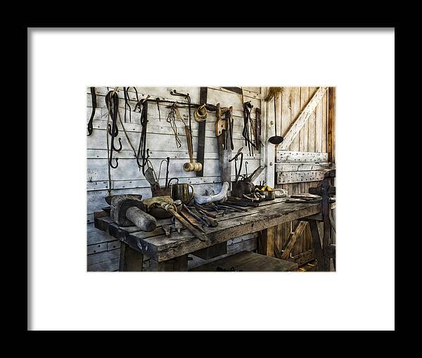 Old Fort Niagara Framed Print featuring the photograph Trade Tools by Peter Chilelli