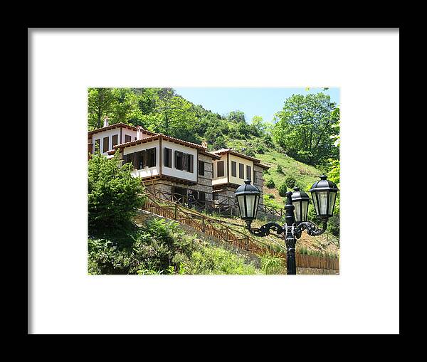 Palaios Panteleimon Framed Print featuring the photograph Traditional House by Andonis Katanos