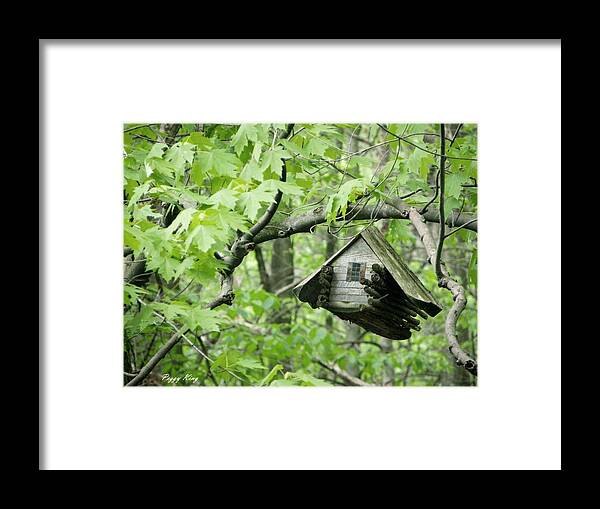 Woods Framed Print featuring the photograph Tree House by Peggy King