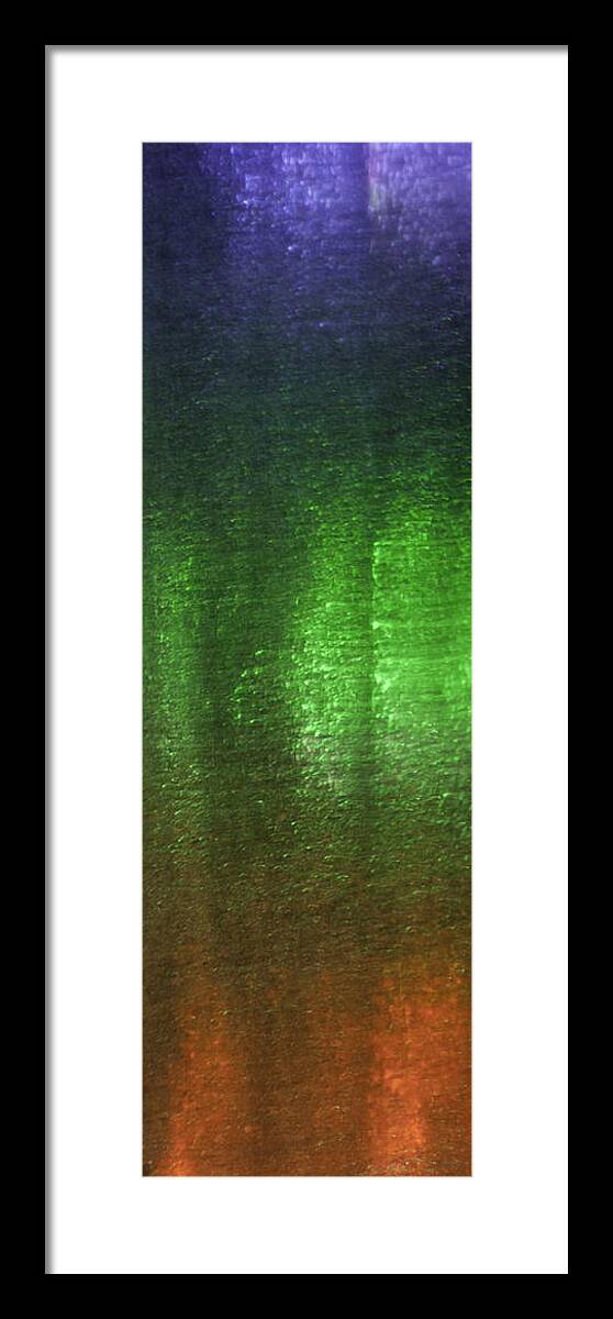 Tri Framed Print featuring the photograph Tri Color Vertical by Joseph Bowman