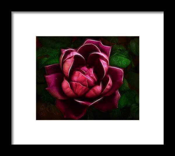 Rose Framed Print featuring the photograph Tribal Rose by Bill and Linda Tiepelman