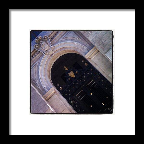 Building Framed Print featuring the photograph Tribunales | Palacio De justicia by Diego Jolodenco