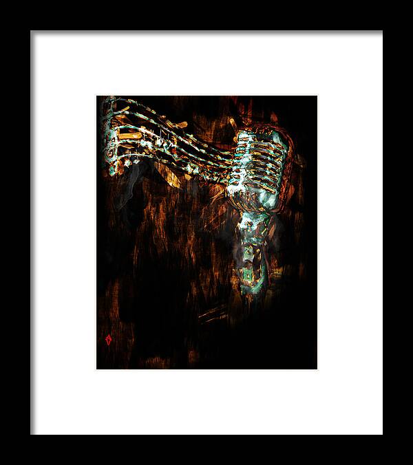 Music Framed Print featuring the painting Twinkle Twinkle by Adam Vance