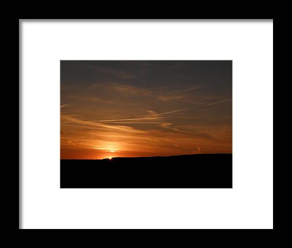 Sundown Framed Print featuring the photograph Twists And Turns At Sundown by Kim Galluzzo Wozniak