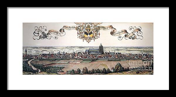 1593 Framed Print featuring the photograph Ulm, Germany, 1593 by Granger