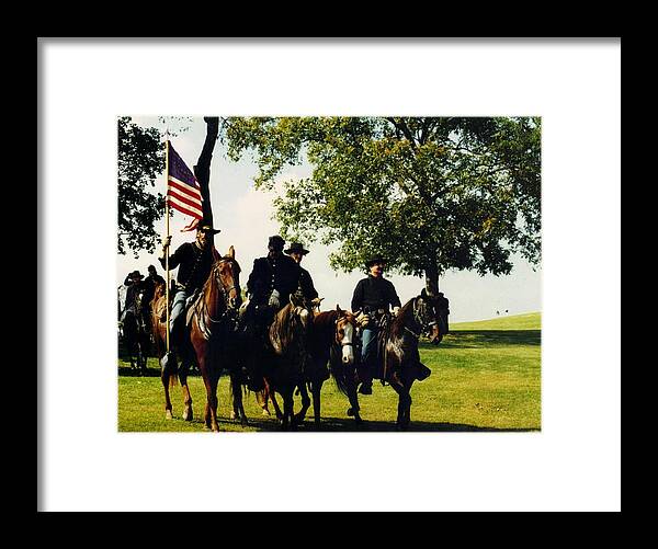 Civil War Framed Print featuring the photograph Union Men by Stacy C Bottoms