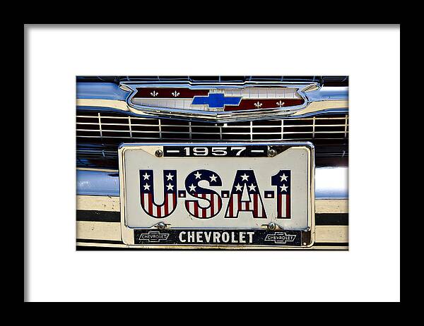 Chevrolet Framed Print featuring the photograph Usa 1 by Ricky Barnard