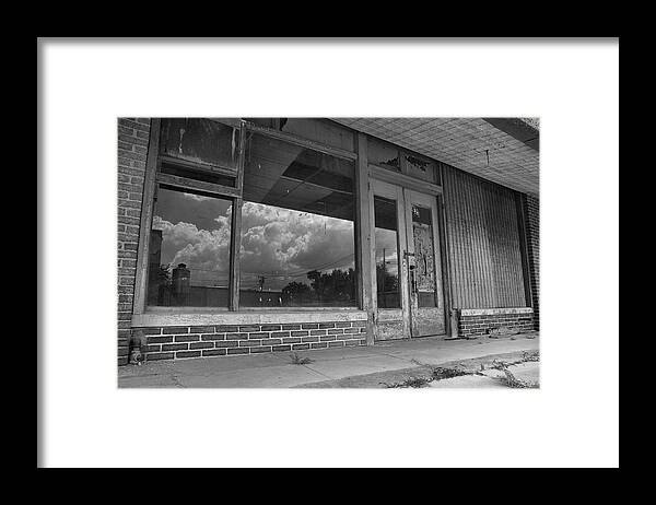 Buildings Framed Print featuring the photograph Vacancy by Ron Cline