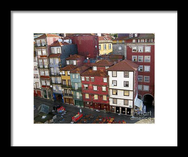 International Framed Print featuring the photograph Vibrant Porto by Arlene Carmel