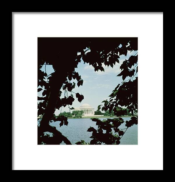 View Of The Jefferson Memorial Framed Print featuring the photograph View of the Jefferson Memorial by John Russell Pope 