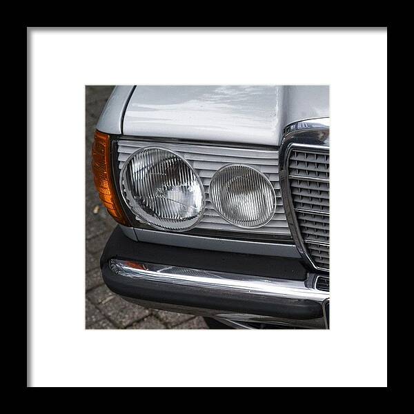 Nikond4 Framed Print featuring the photograph #vintage #classic #car #mercedes by Andy Kleinmoedig